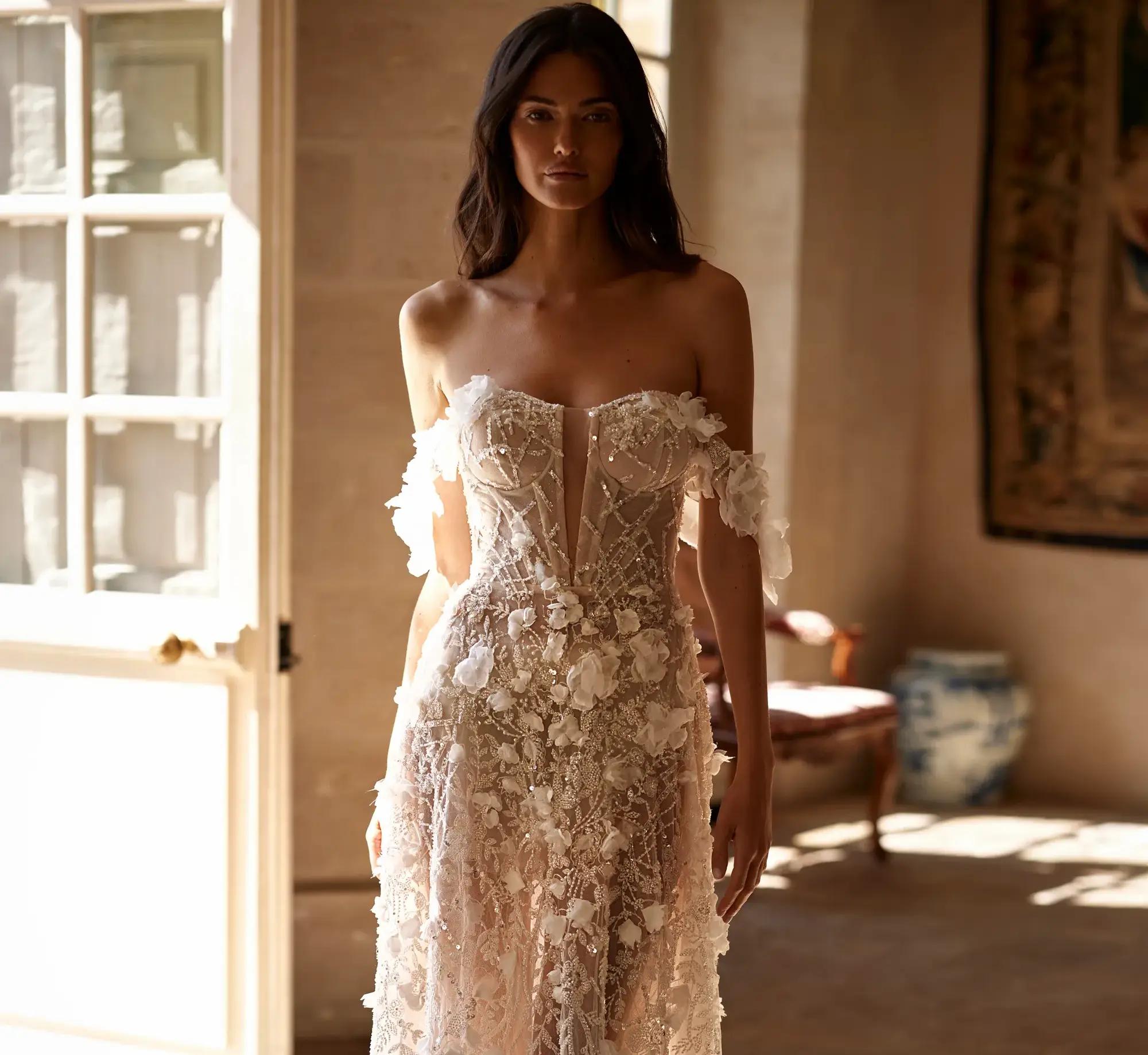 Model in Milla Nova Bridal dress